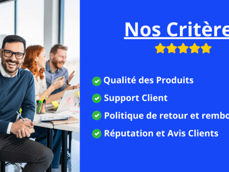 Nos critères de notation de site E-Commerce ?