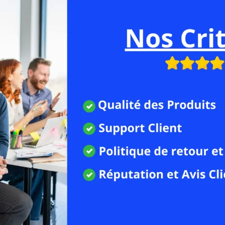 Nos critères de notation de site E-Commerce ?