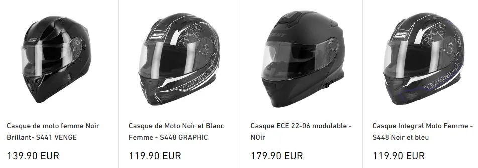 Casque de moto