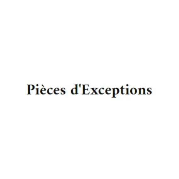 Code Promo Pièces d’Exceptions